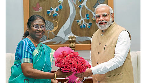 draupadi murmu and narendra Modi