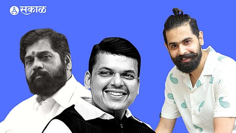 actor aroh welankar shared post for congratulate maharashtras new cm eknath shinde and deputy cm devendra fadanvis