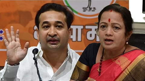 kishori pednekar reaction on nitesh rane statement 