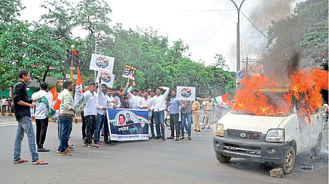  Nagpur GPO Chowk Congress Agitation