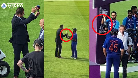 eng vs ind Virat Kohli rishabh pant offered champagne bottle Ravi Shastri 