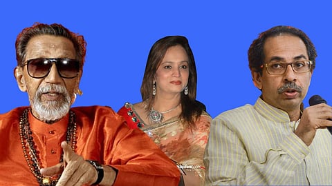 Uddhav Thackeray, Balasaheb Thackeray And Smita Thackeray 