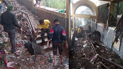 cloudburst on Saptashrungi Gad Monsoon Update News