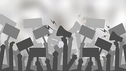 Nagpur Protest against electricity rate hike