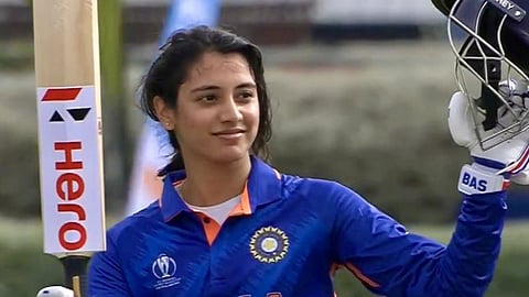 smriti mandhana  first indian women cricketer 