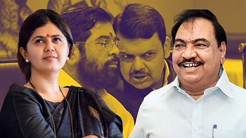 ncp eknath khadse statement on bjp leader pankaja munde amol mitkari join in nashik  