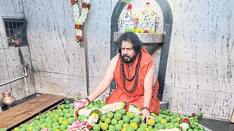 Pooja by Swami Samvidananda Saraswati of Kailas Math
