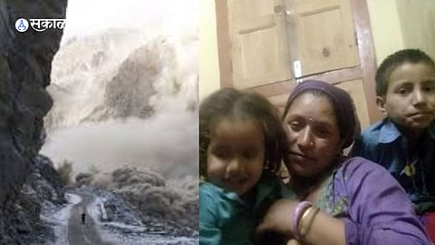 Dead Mother recovered with her children in home himachal pradesh 