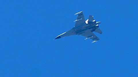 Hundreds of fighter jets hovered over  Taiwans border today