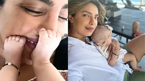 Priyanka Chopra Typical Indian Mother, Photo with her baby girl proved the statement
 