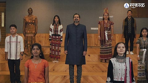 Ministry of culture shared refugee national anthem video