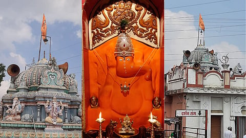 Solapur Mushroom Ganpati temple Golden kalash stolen