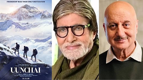 Uunchai Poster Teaser Out And Amitabh Bachchan, Anupam Kher 