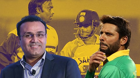 Virender Sehwag Share 19 Year Old India Pakistan Match Incidence When Sachin Abused By Shahid Afridi Paid Shoaib Akhtar 
