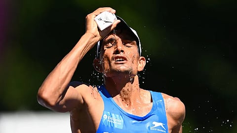 Sandeep kumar won a bronze medal