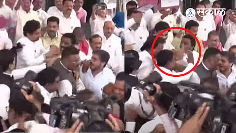 maharashtra assembly monsoon session 2022 clashes beetween ruling party mla and opposition 