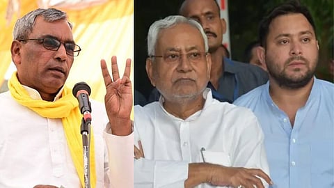 Nitish Kumar, Tejaswi Yadav and OP Rajbhar