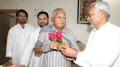 Nitish Kumar and Lalu Prasad ayadav