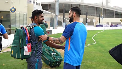 Virat Kohli Meets Babar Azam video