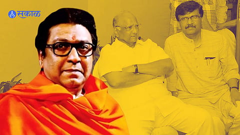 raj thackeray old statement about shivsena mp sanjay raut ncp sharad-pawar goes viral  