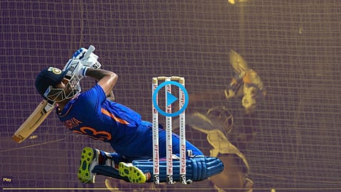 India Vs Pakistan Asia Cup 2022 Suryakumar Yadav Shot During Practice Session Gone Viral 