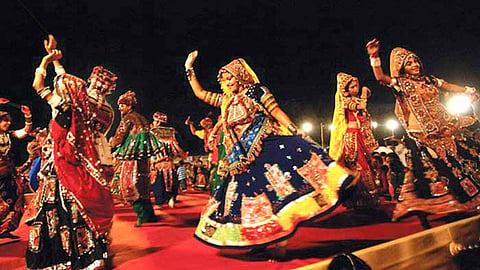 cm eknath Shinde govt permitted use of loudspeakers till 12 pm during the last three days of Navratri  