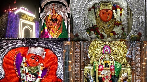 Shardiya Navratri 2022: राज्यभर नवरात्रोत्सव उत्साहात; देवीच्या मंदिरात गर्दी 