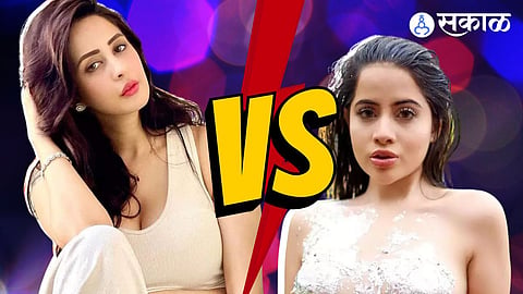 Chahat Khanna spicy reaction on urfi javed 
