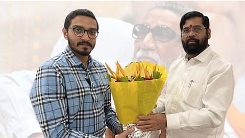 Eknath Shinde and Nihar Thackeray 