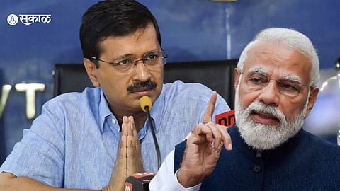 Kejriwal & Modi 