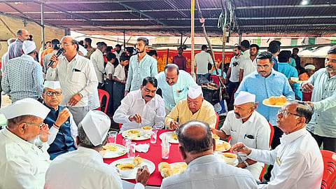 MLAs Dilip Bankar, Vilas Boraste, Anil Boraste etc. participated in Misal Party.