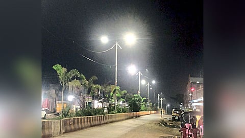 Nanded bhokar street light electricity supply 
