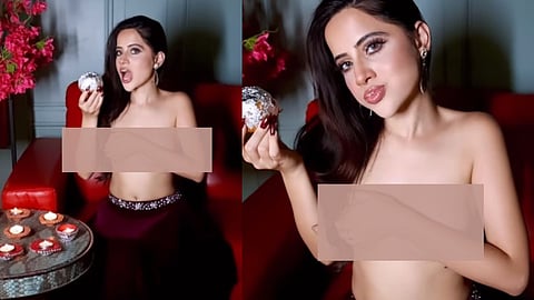 Urfi Javed Goes Semi Nude and said happy Diwali netizens trolled her