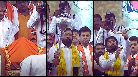 eknath shinde stunt