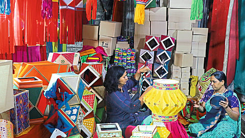making of lanterns