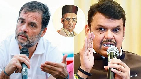 Rahul Gandhi and Devendra Fadnavis