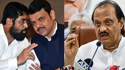 Ajit Pawar Devendra Fadnavis and Eknath Shinde