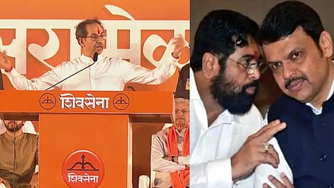Uddhav Thackeray Eknath Shinde and Devendra Fadnavis