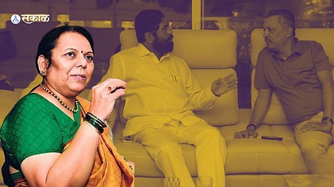 Nilam Gorhe reaction on news about Milind narvelar in Eknath Shinde Group 