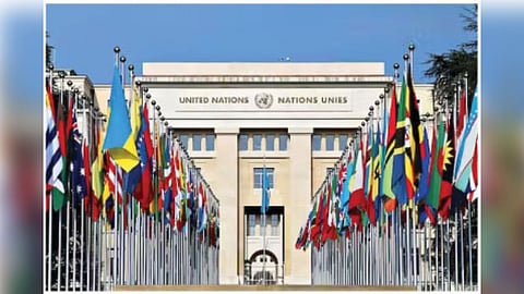 United Nations Day 24 October 77th Anniversary of United Nations  Countries discuss peace