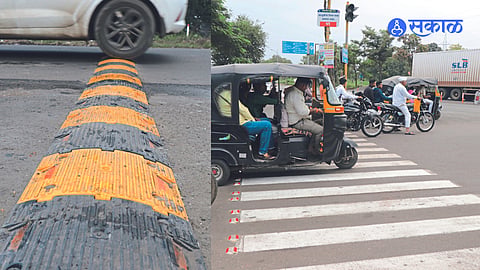 Speed Breaker & Zebra Strips 