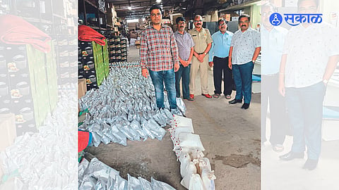 Stock of fake pesticides seized by Bharari team of Agriculture Department at Talegaon 