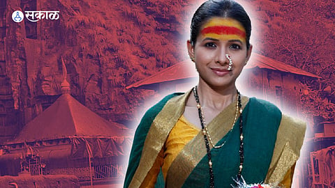 Mayuri Wagh in play aai ekvira devi role in ashirwad tuza ekvira aai serial on sony marathi 