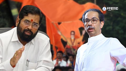 Maharashtra politics election commission allotted uddhav thackeray eknath shinde group party symbol and names  