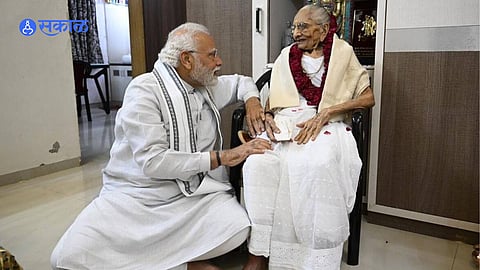 Narendra Modi With Mother