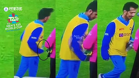 yuzvendra chahal and umpire fun moment