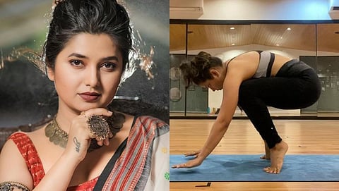 Prajakta Mali Yoga Video,Bakasan