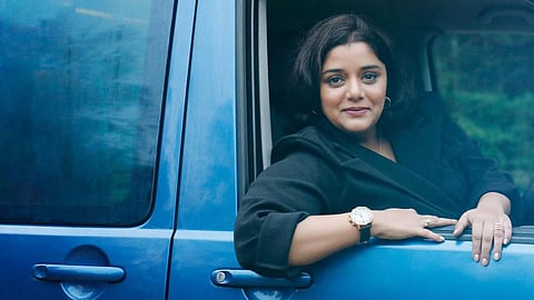 actress kshitee jog play sunny chi boss in sunny marathi movie directed by hemant dhome cast lalit prabhakar  
