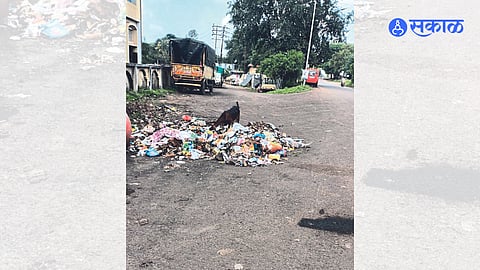 Garbage in city