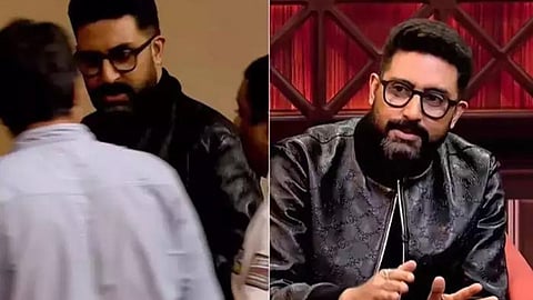 Abhishek Bachchan gets angry after making fun of father amitabh bachchan, he walks out of 'case toh banta  hai' a comedy show 
